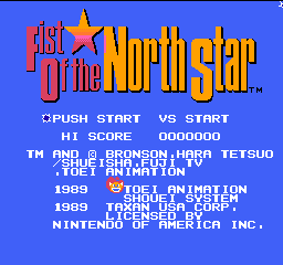 Fist of the North Star.nes